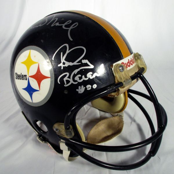 1970's Pittsburgh Steelers multi signed retro helmet