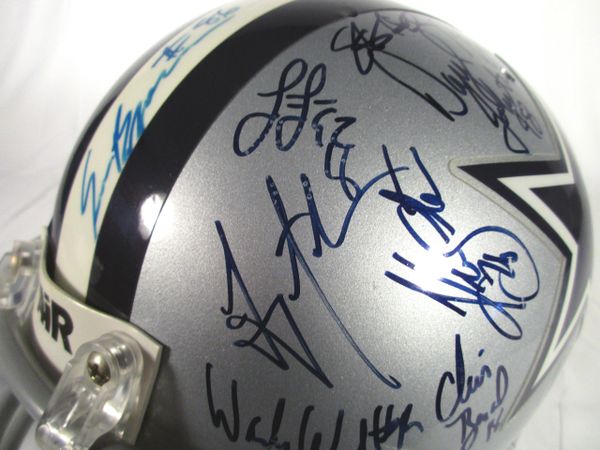 Dallas Cowboys Super Bowl 30 Champs team signed full size authentic helmet