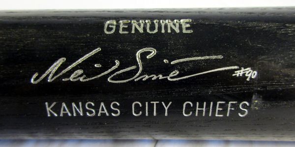 Neil Smith Kansas City Chiefs - commemorative, limited edition "baseball swing" bat