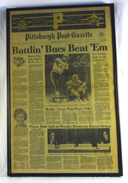 1979 World Series - Pirates vs. Orioles - Signed by Willie Stargell