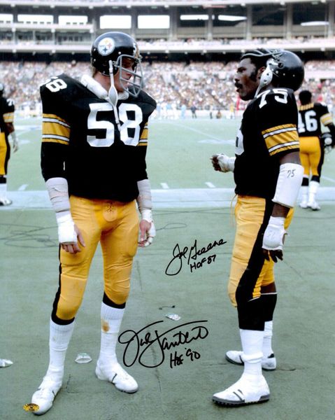 58. Jack Lambert & Joe Greene 11x14 photo