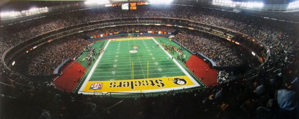 Pittsburgh Steelers #59 Jack Ham 'On The Turf At Three Rivers