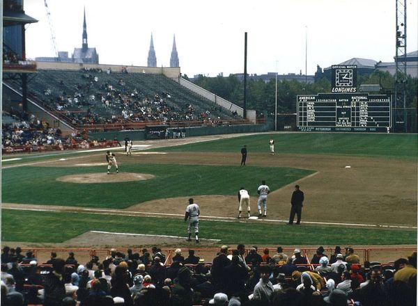 68. Pirates vs. Giants - Forbes Field - 10/1/66 - 11x14 photo