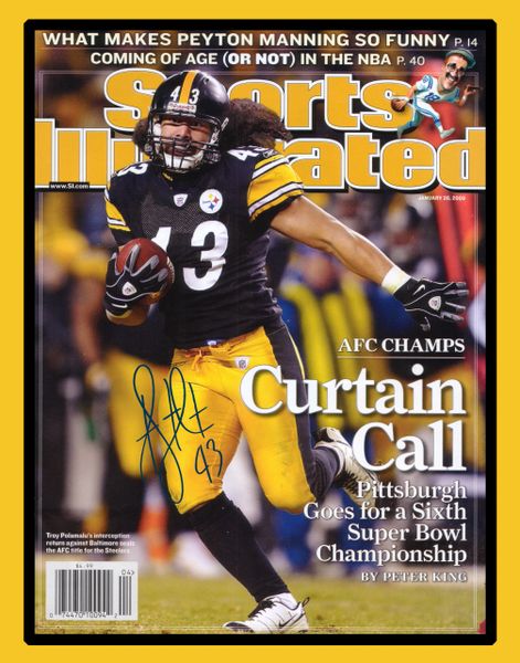 Troy Polamalu Pittsburgh Steelers Unsigned Photograph