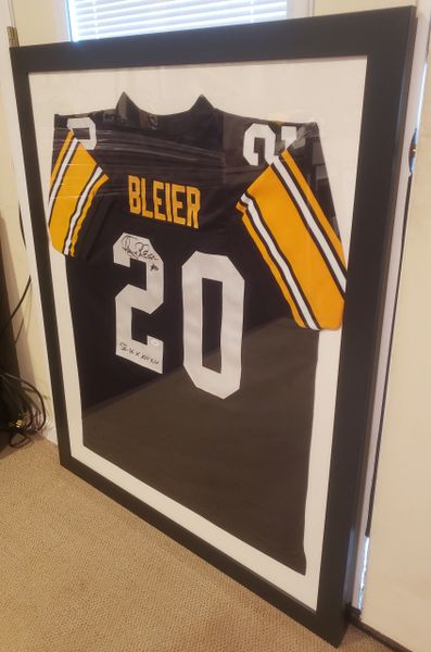Rocky Bleier - Pittsburgh Steelers - signed & framed jersey