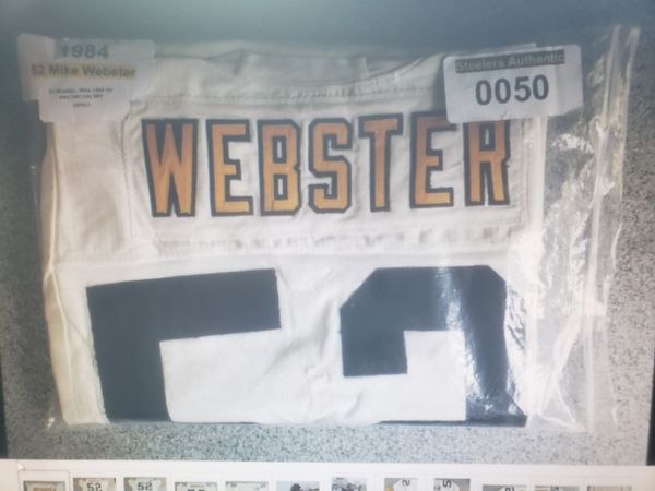 Mike Webster - Pittsburgh Steelers - 1984 game used jersey