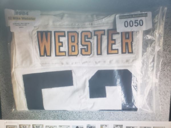 MIKE WEBSTER CUSTOM PITTSBURGH STEELERS JERSEY