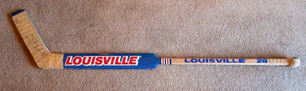 John Vanbiesbrouck - NY Rangers - game used hockey stick - signed