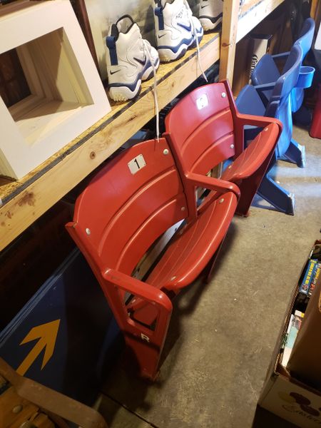 2 Original Red Seats from Three Rivers Stadium