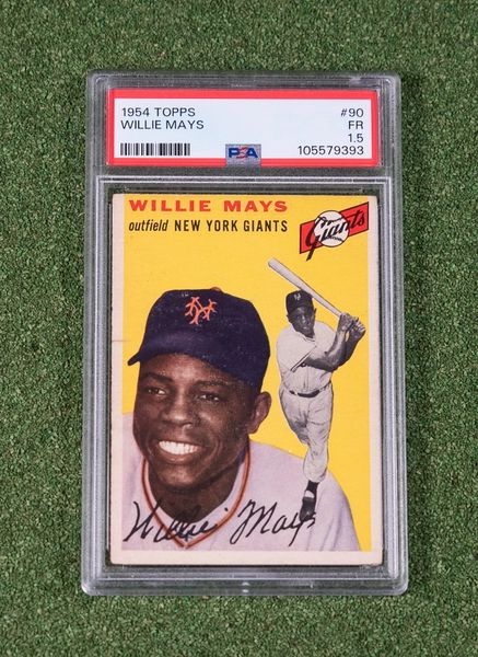 1954 Topps #90 - Willie Mays - New York Giants - PSA 1.5
