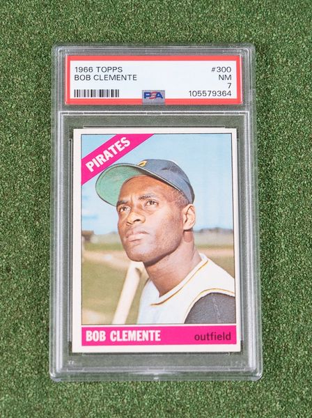 1966 Topps baseball Roberto Clemente - PSA 4