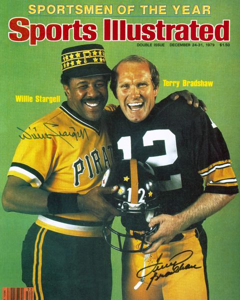 10. Willie Stargell & Terry Bradshaw 11x14 photo