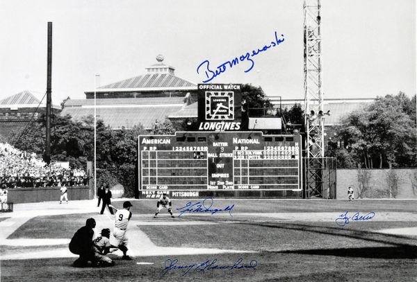 16. Bill Mazeroski 1960 W.S. HR 11x14 photo