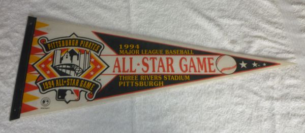 1994 MLB All-Star game, full-size pennant, Pittsburgh, PA