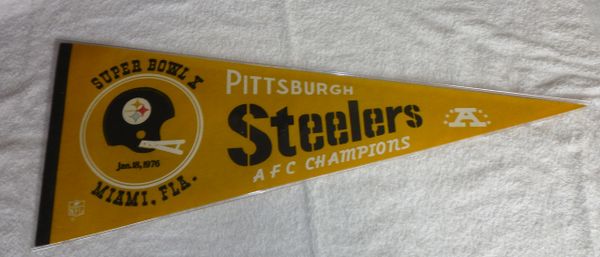 Pittsburgh Steelers Super Bowl X full-size pennant