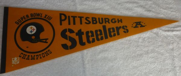 Pittsburgh Steelers Super Bowl XIII full-size pennant