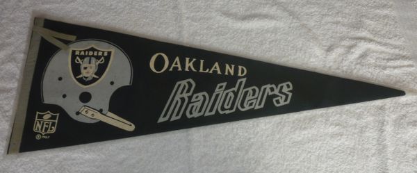 1967 Oakland Raiders full-size pennant