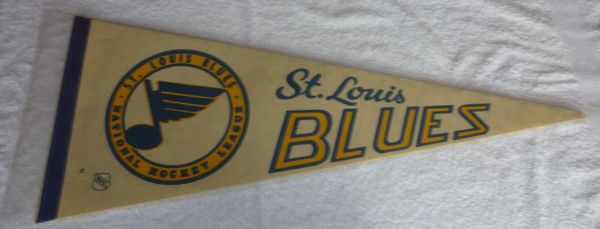 Circa 1970 St. Louis Blues full-size pennant