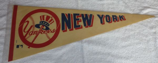 1970's New York Yankees full-size pennant