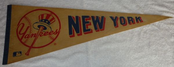 Vintage New York Yankees full-size pennant