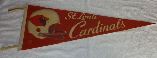 St. Louis Cardinals football full-size pennant