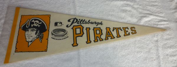 1970's Pittsburgh Pirates full-size pennant