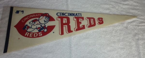 Late 60's - 70's Cincinnati Reds full-size pennant