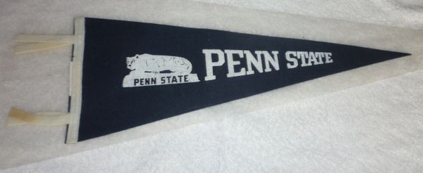 Vintage Penn State Nittanny Lions 18" pennant