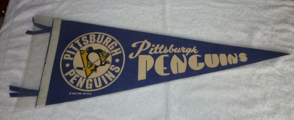 1970 Pittsburgh Penguins full-size pennant