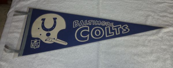 1967 Baltimore Colts full-size pennant