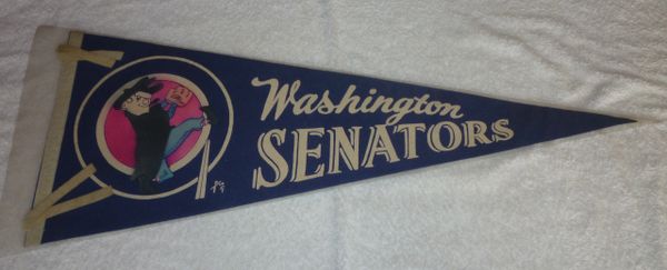 1960's Washington Senators full-size pennant