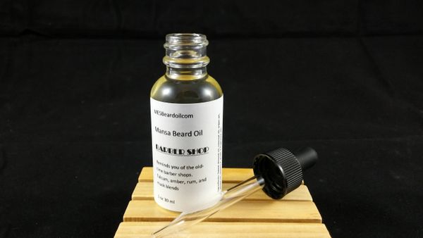 Barbershop Beard Oil 1oz (3 month supply)