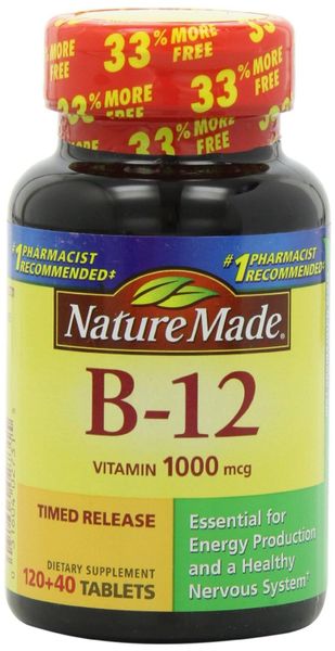 Nature Made Vitamin B-12 Timed Release Tablets 1000 Mcg 160 Count