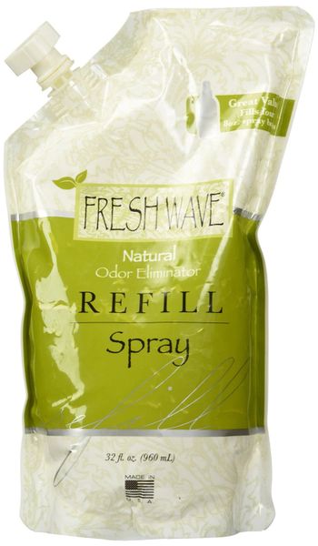 Fresh Wave 089 Spray Refill Unscented Bottle, 32 Oz singles