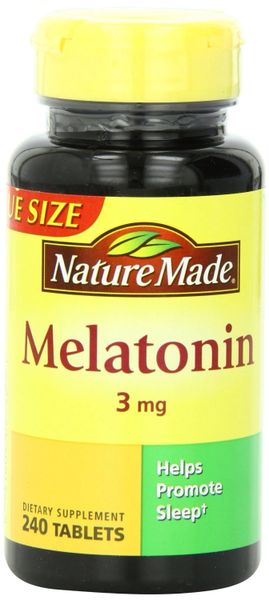 Nature Made Melatonin Tablets Value Size 3 Mg 240 Count