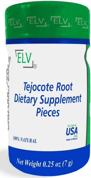 ELV Tejocote Root Cleanse- Original Design - 1 Bottle (3 Month Treatment) - Most Popular, All-Natural Cleanse Supplement in Mexico