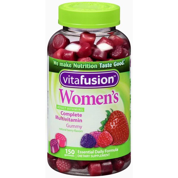 Vitafusion Women's Gummy Vitamins Natural Berry Flavors 150 Count