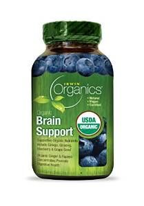 Irwin Naturals Organic Brain Support Diet Supplement 60 Count