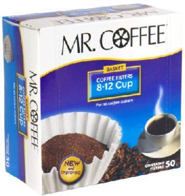 Mr Coffee 8-12 Cup Coffee Filters 50 Filters