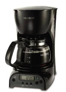 Mr. Coffee Cup Programmable Coffeemaker Black