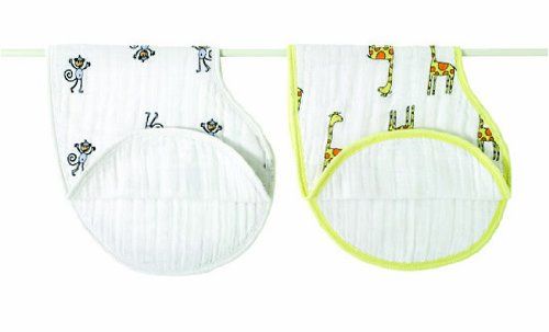 Aden + Anais Muslin Burpy Bib, Jungle Jam 2 count