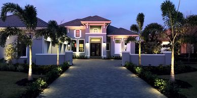 Landscape Lighting Design by Tropical Outdoor Lighting, Lakewood Ranch, Bradenton, Parrish, Florida