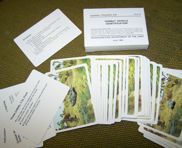 COMBAT VEHICLE IDENTIFICATION CARDS