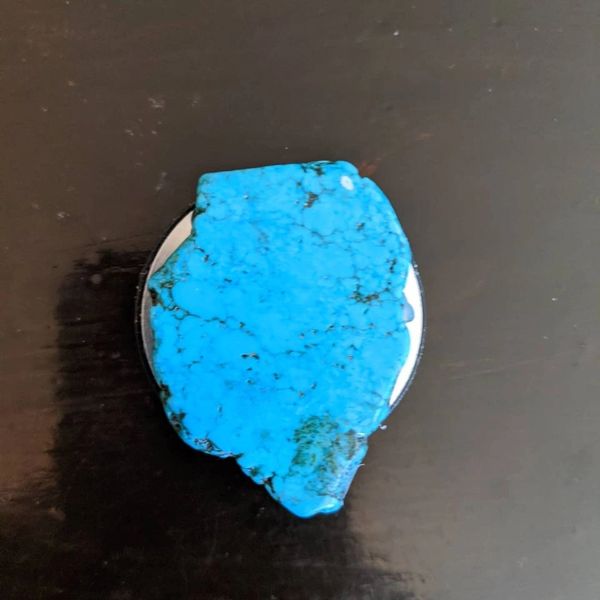 turquoise slab pop socket 1 3/4" x 1 3/4"