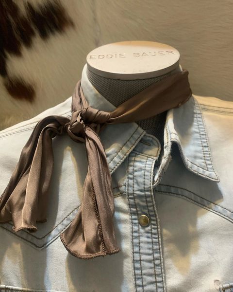 Roy Rogers or show scarf -solid light brown