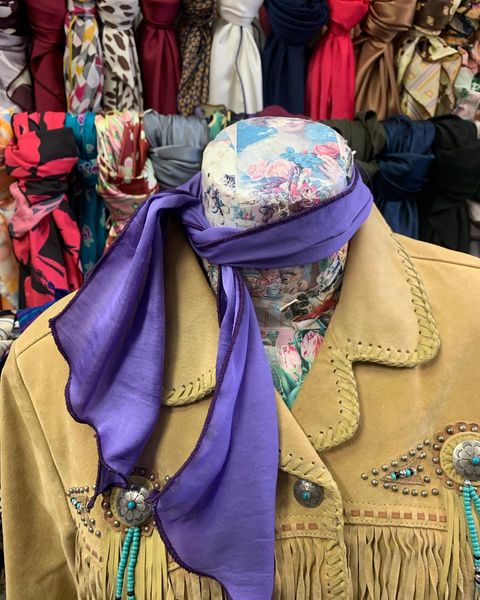Roy Rogers or show scarf - lavender