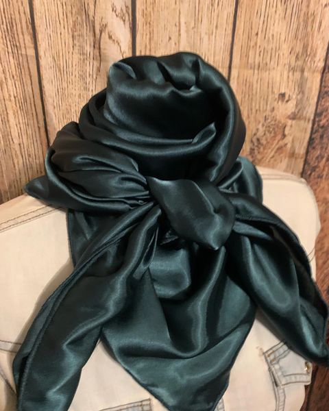 42x42 forest green wild rag