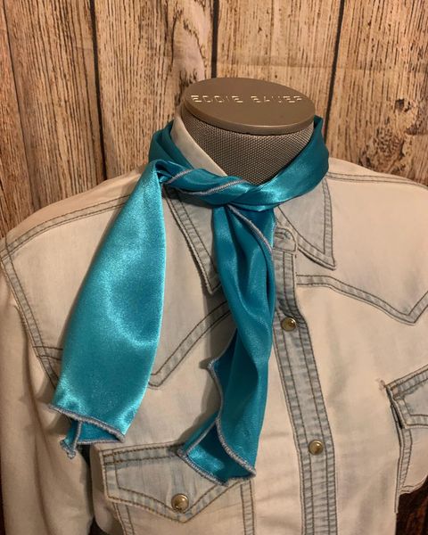 Roy Rogers or show scarf - Turquoise