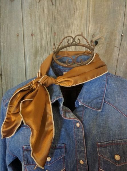 Roy Rogers or show scarf - brownish cooper