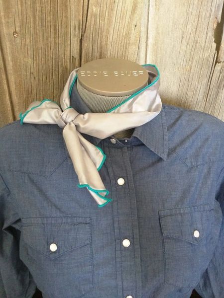 Roy Rogers - grey with teal edge